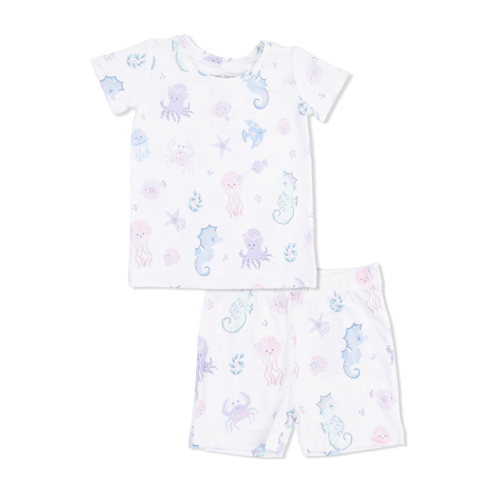 Floral Sea Creatures Pajama Set
