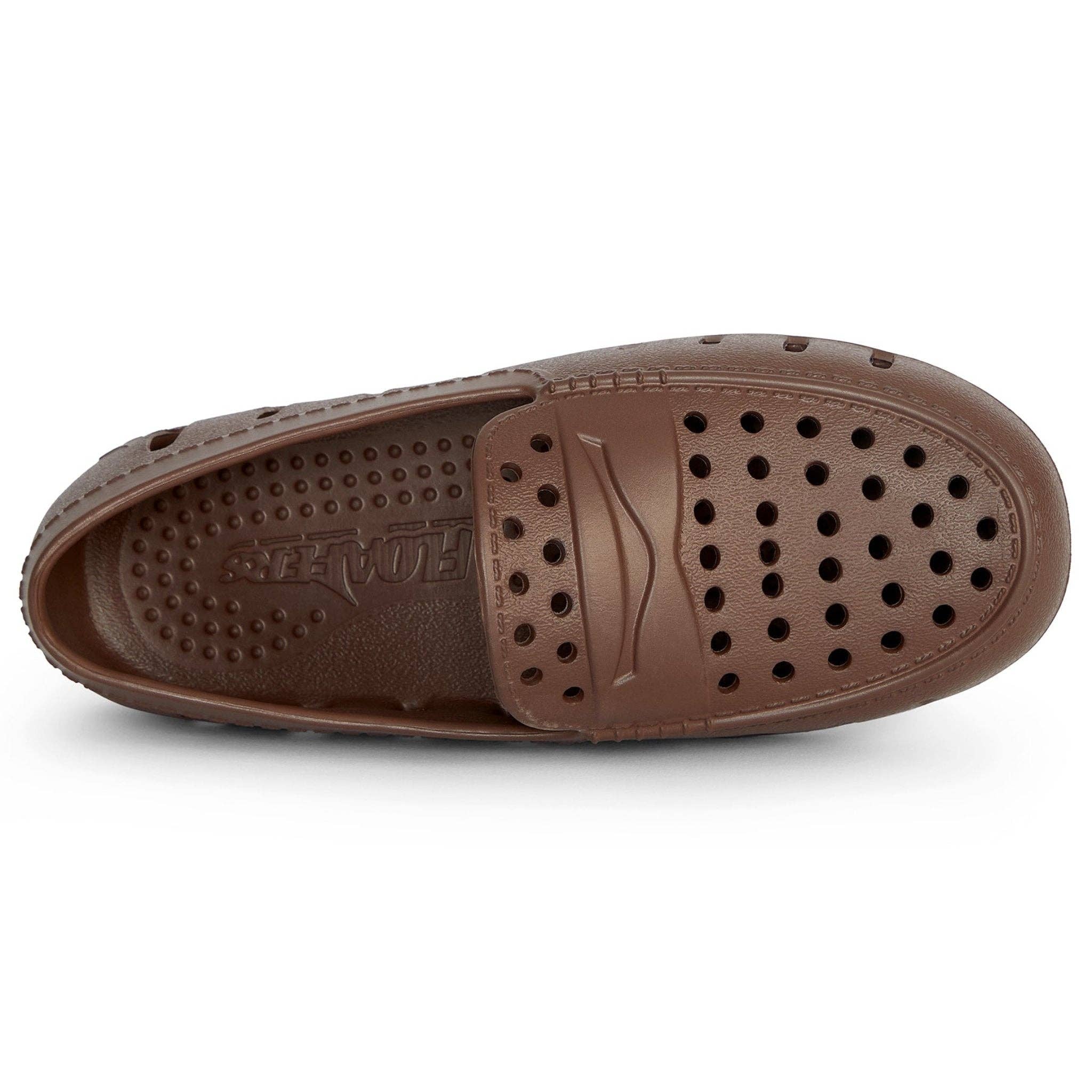 FLOAFERS-KIDS PRODIGY DRIVER DRIFTWOOD BROWN/COCONUT