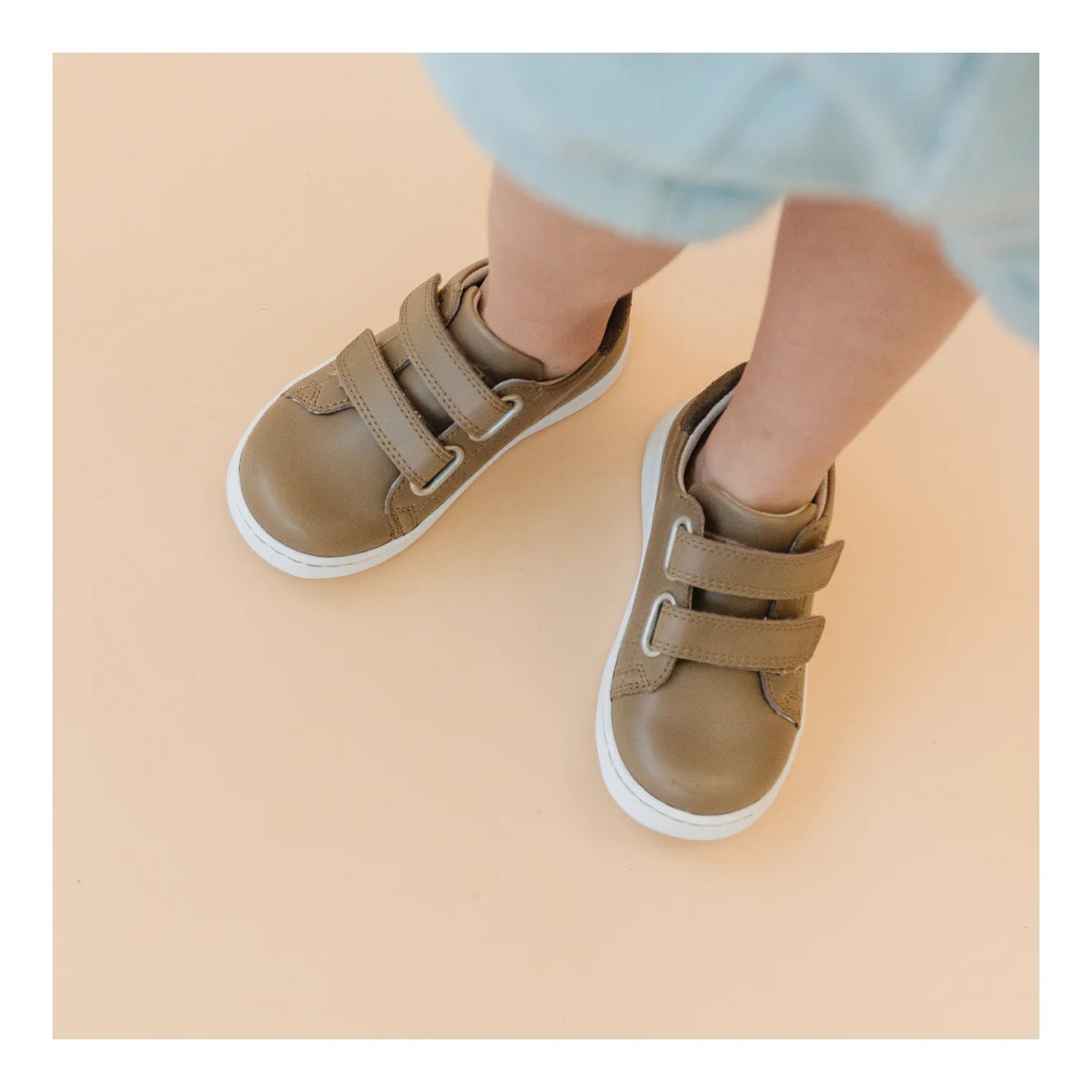Mocha Kyle Double Velcro Sneaker