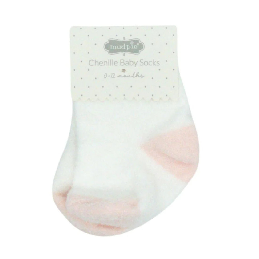 Pink Toe Chenille socks