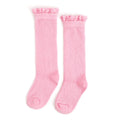 Blossom Fancy Lace Top Knee High Socks