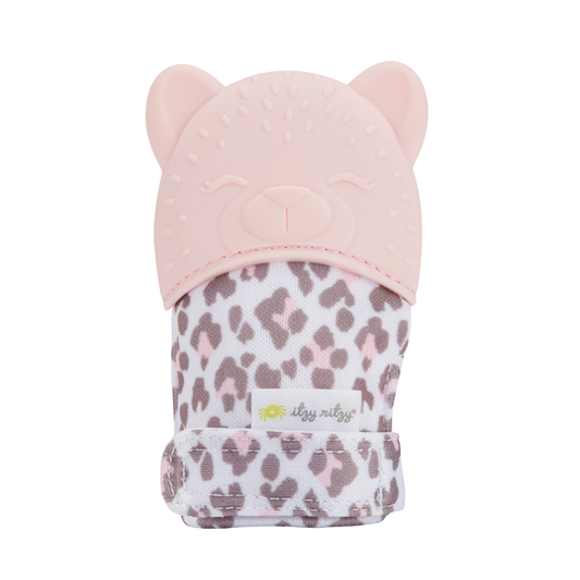 *NEW OPTIONS* Itzy Mitt™ Silicone Teething Mitts: Leopard