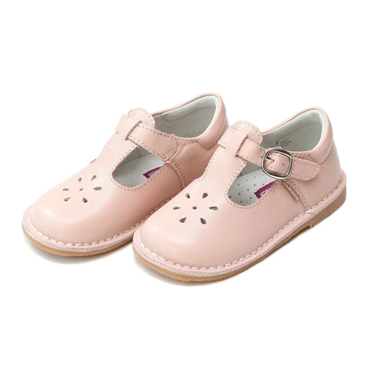 Pink Joy Classic Leather T-Strap Mary Jane