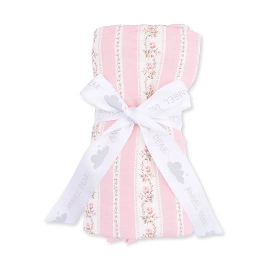 Antoinette Stripe Ruffle Blanket
