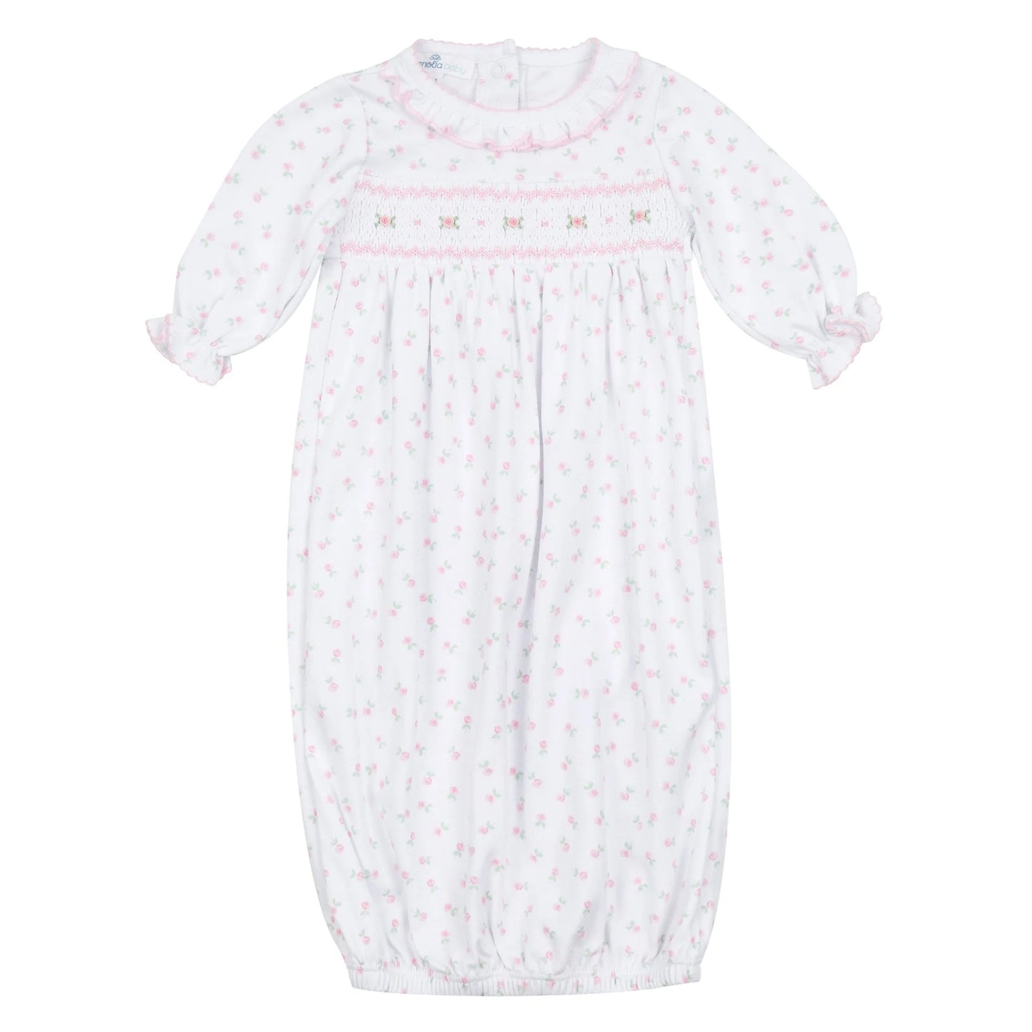 Ivory Dot Gown with Headband