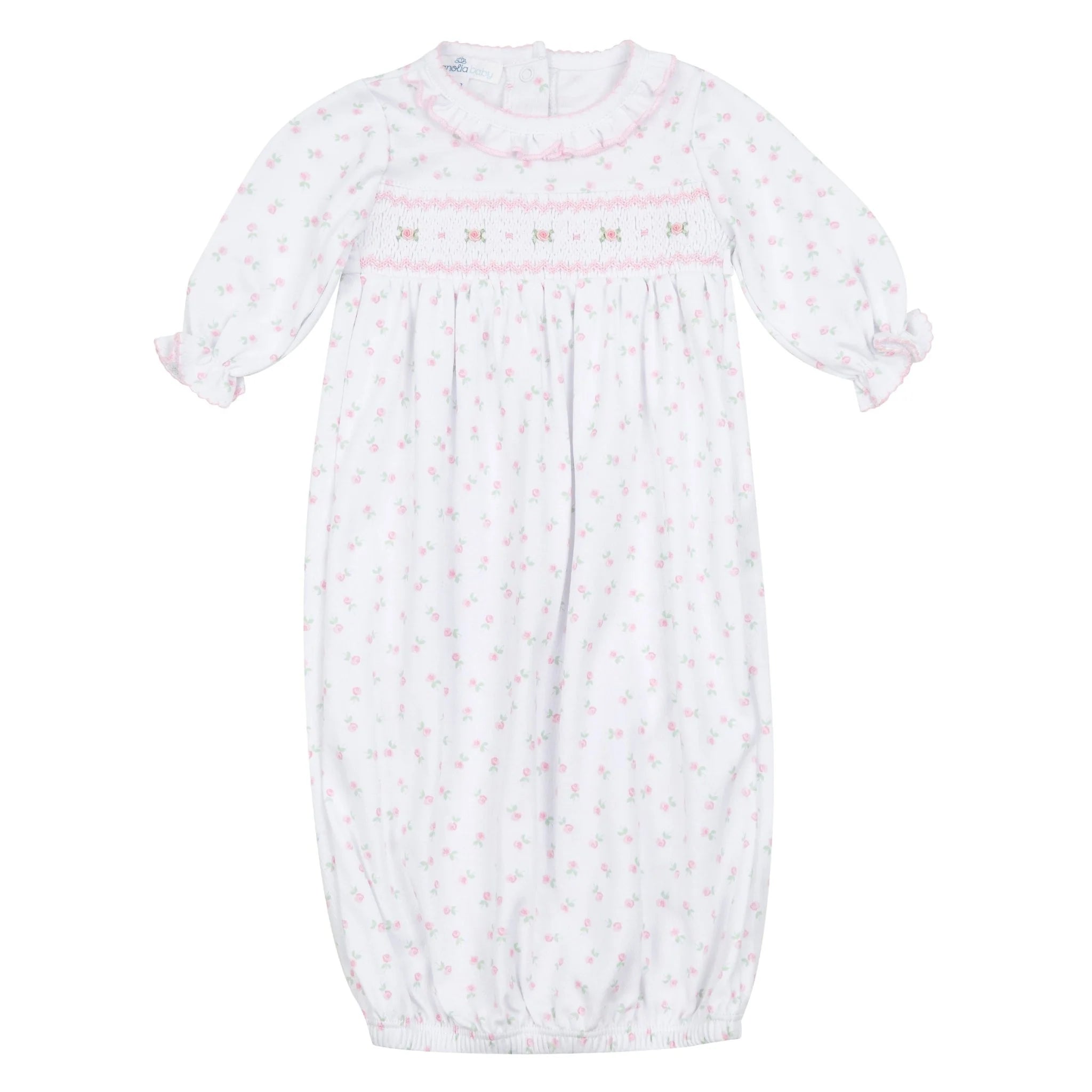 Ivory Dot Gown with Headband
