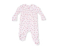 Floral Smocked Peter Pan Snap Footie