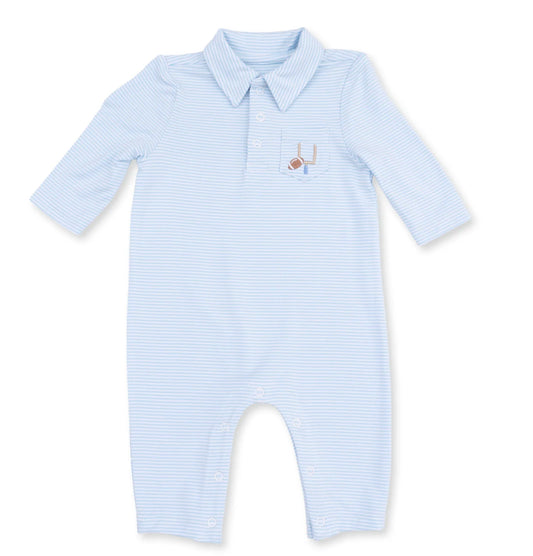 Touchdown Polo Romper