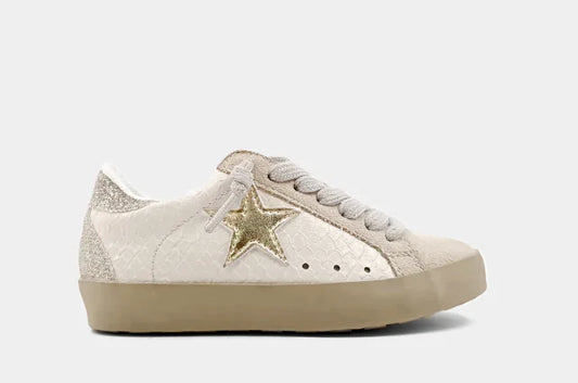 Paula Toddler Sneaker - Bone Snake 118