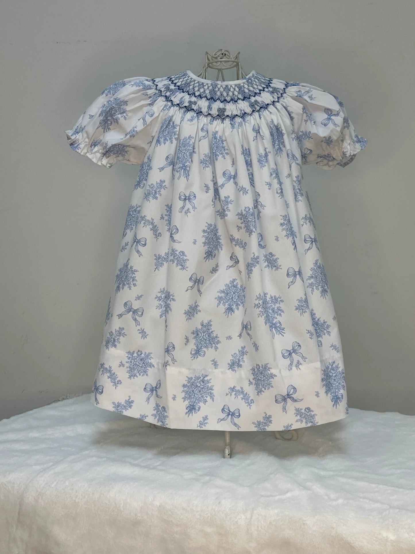 Evelyn Smocked Floral Dress