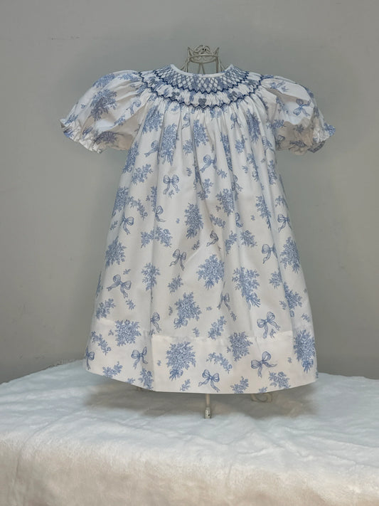 Evelyn Smocked Floral Dress