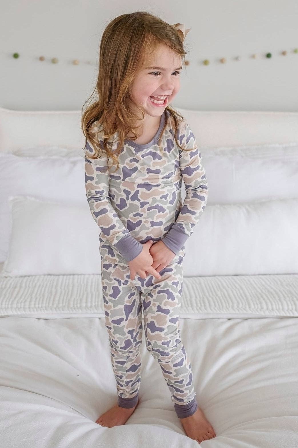 Two-Piece Bamboo Pajama Set | Camo Cutie