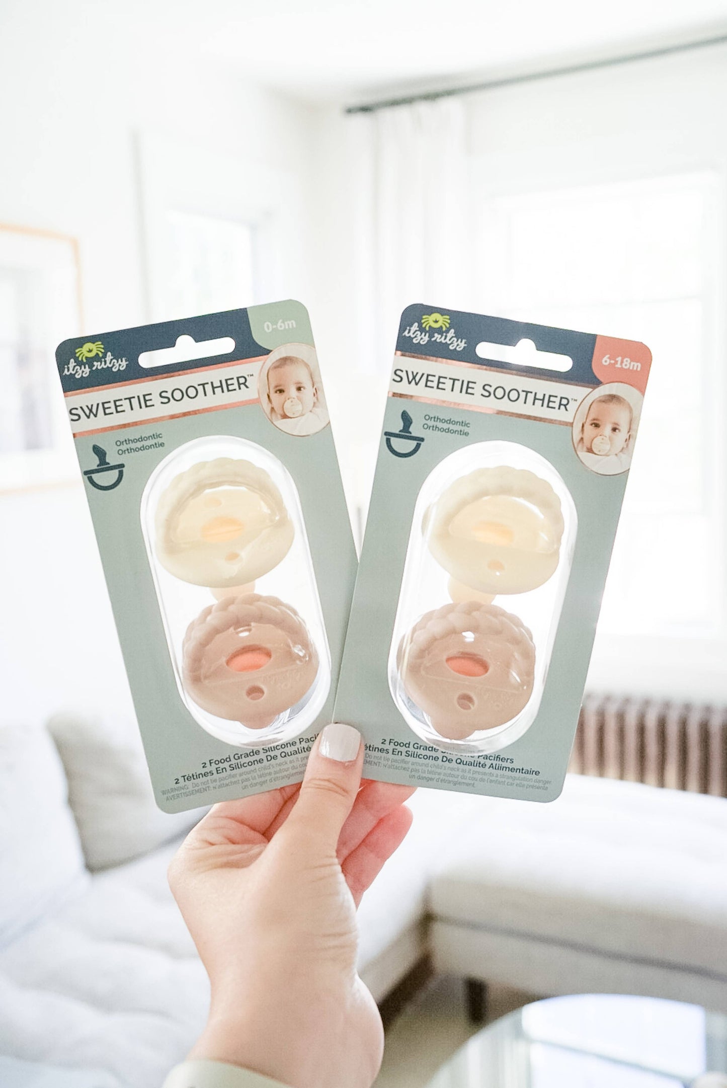 Sweetie Soother™ Orthodontic Pacifier Sets: Pink / 0-6 Months