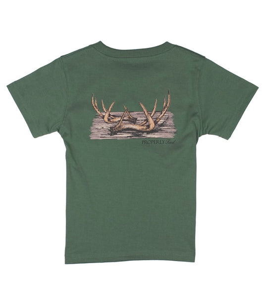 Boys Shed Fern Green Tee