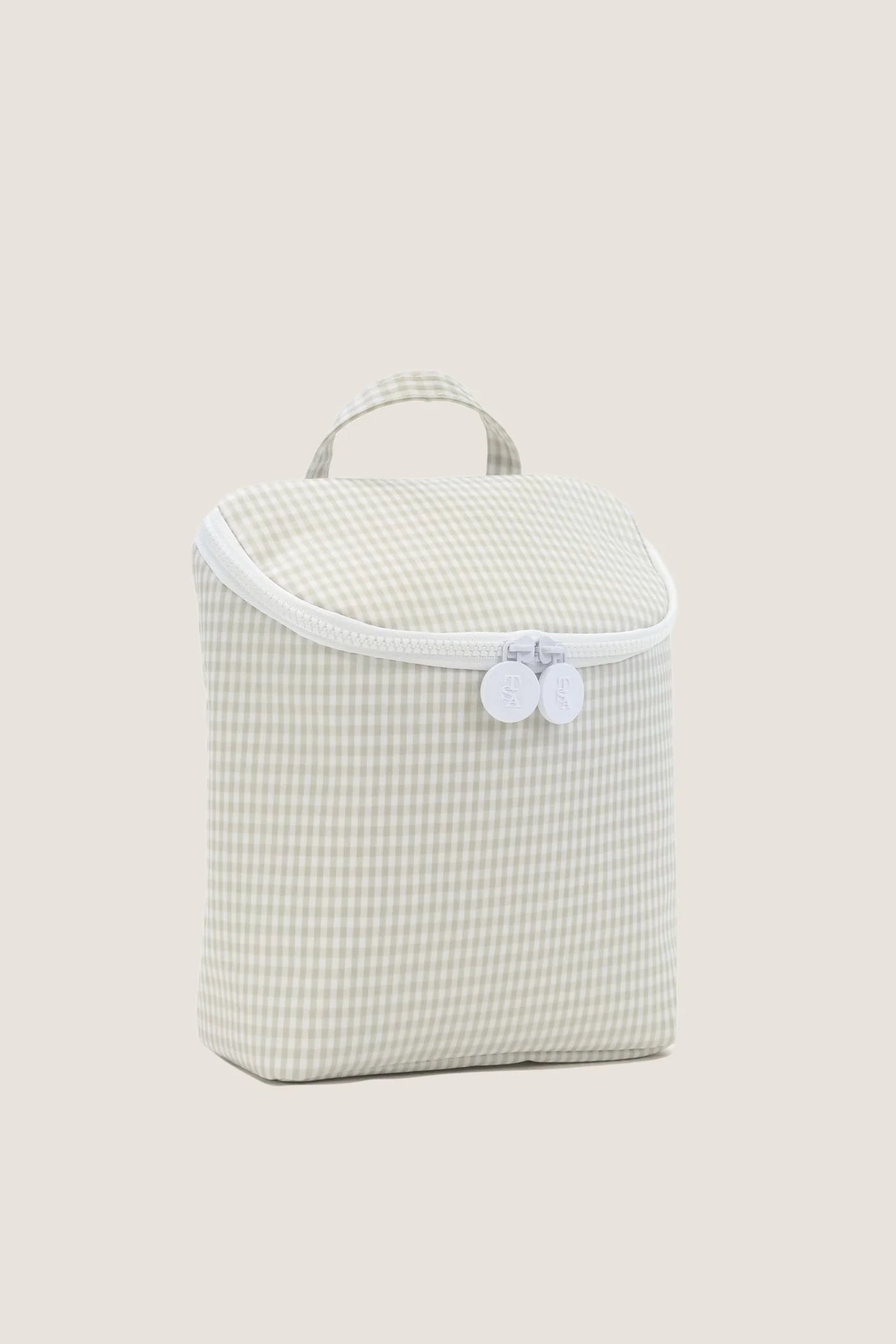 Takeaway Bag in Pearl Grey Gingham