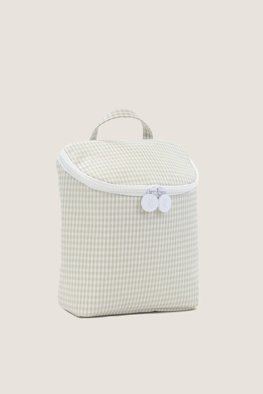 Takeaway Bag in Pearl Grey Gingham