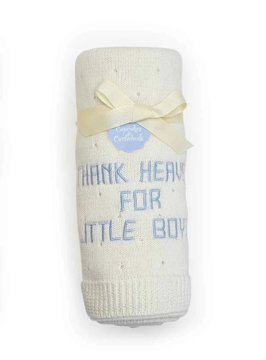 Thank Heaven For little Boys Blanket