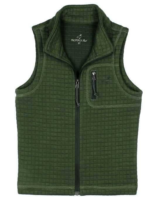 Boys Delta Vest thyme