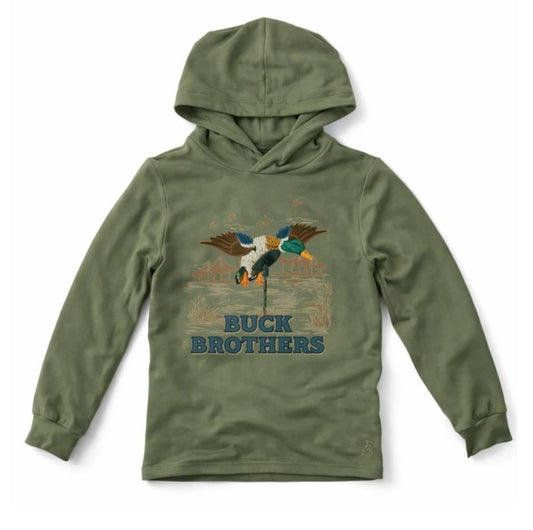 CoolShade mack performance hoodie || field proven mallard (moss)