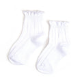 White Frill Midi Socks