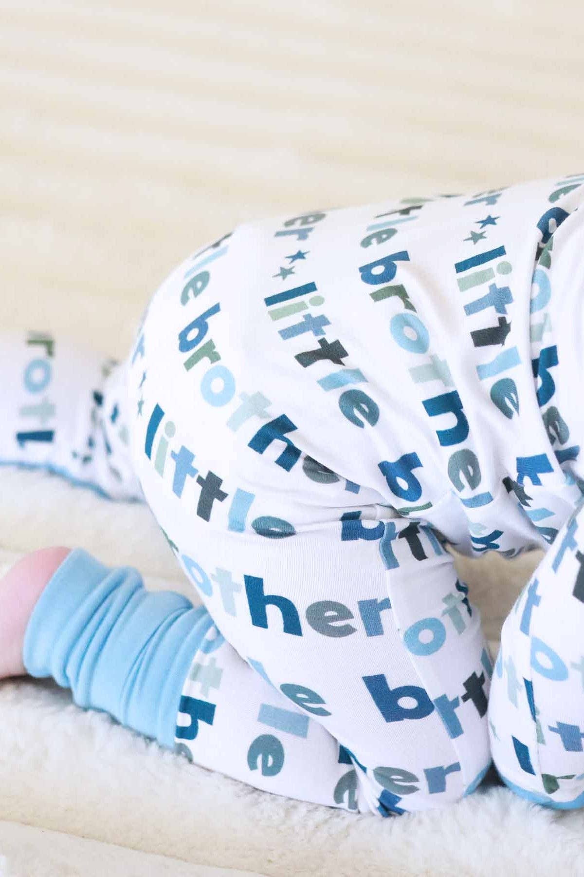 Little Brother Convertible Bamboo Zip Romper