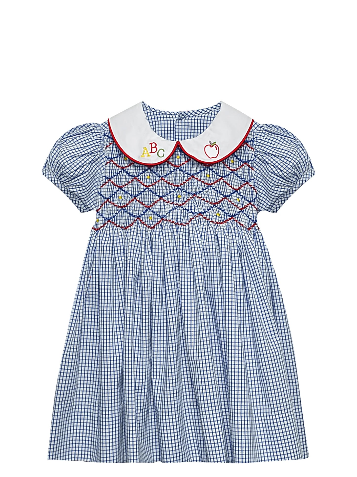Royal Blue Smocked Dress-ABC
