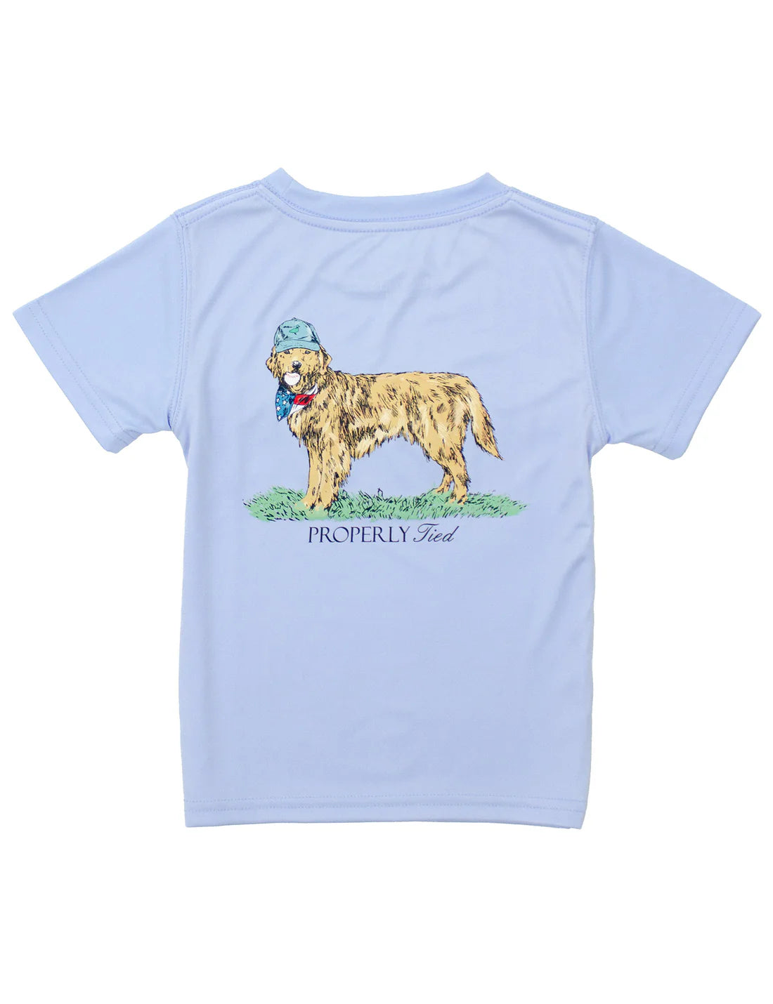 American Pup Light Blue Performance T-shirt