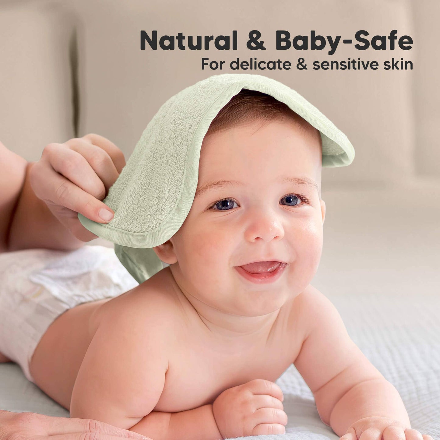 Greens Baby Wash Cloths