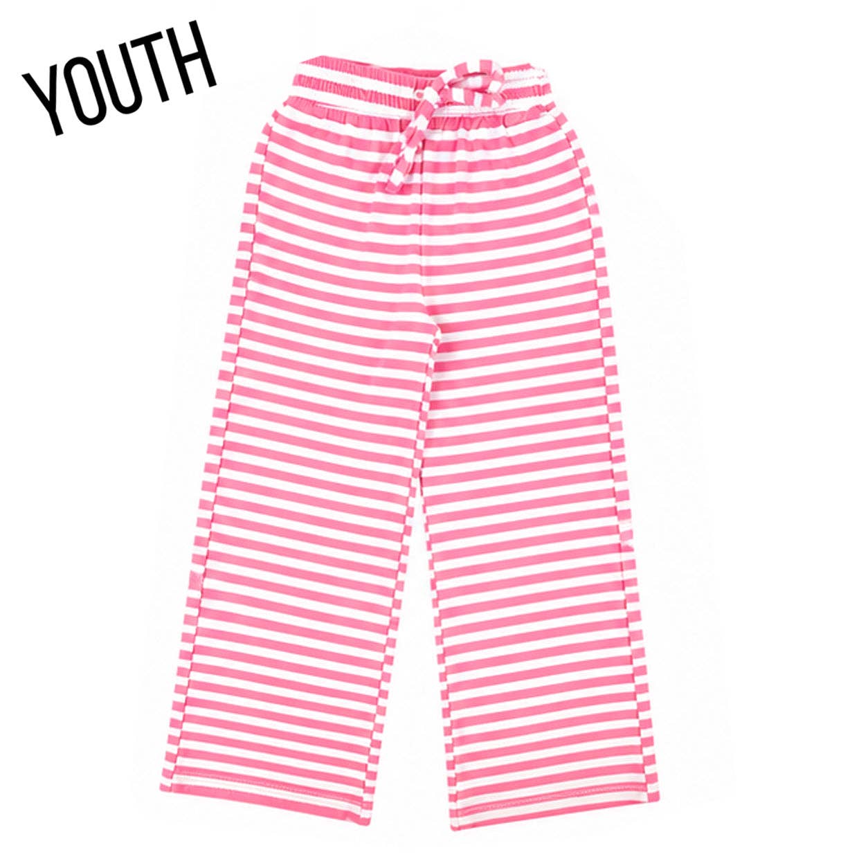 KD-MC-STRIPE MONOCHROME PATCH YOUTH PANT-NEON PINK