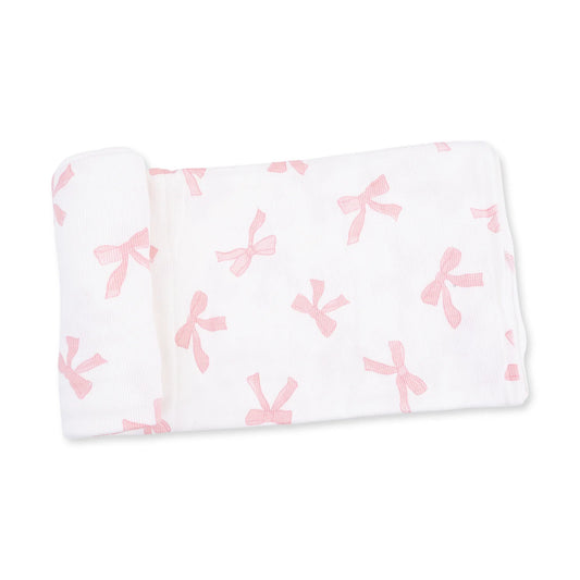 Pretty Bows Swaddle Blanket