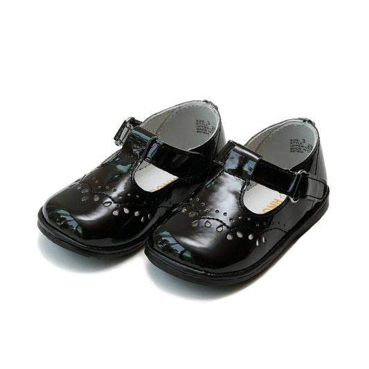 Black Patent Angel Baby Shoe Style 2945