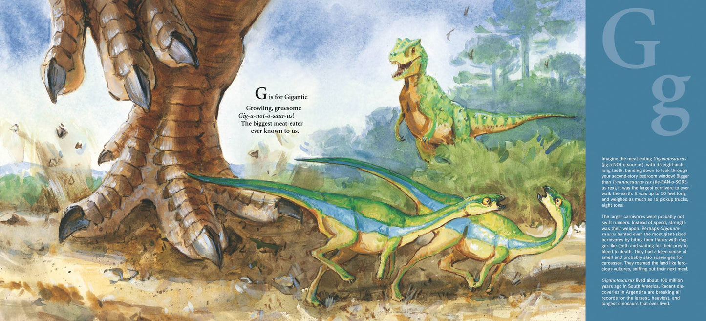 D is for Dinosaur: A Prehistoric Alphabet Picture Book