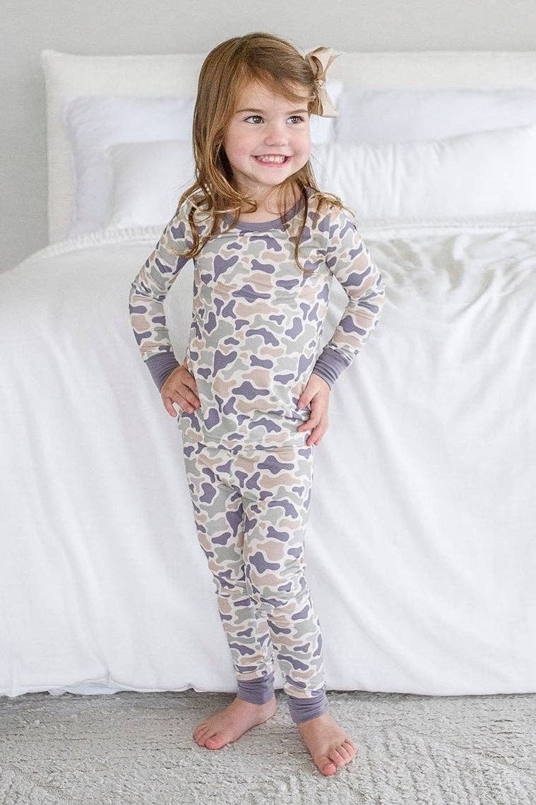 Two-Piece Bamboo Pajama Set | Camo Cutie