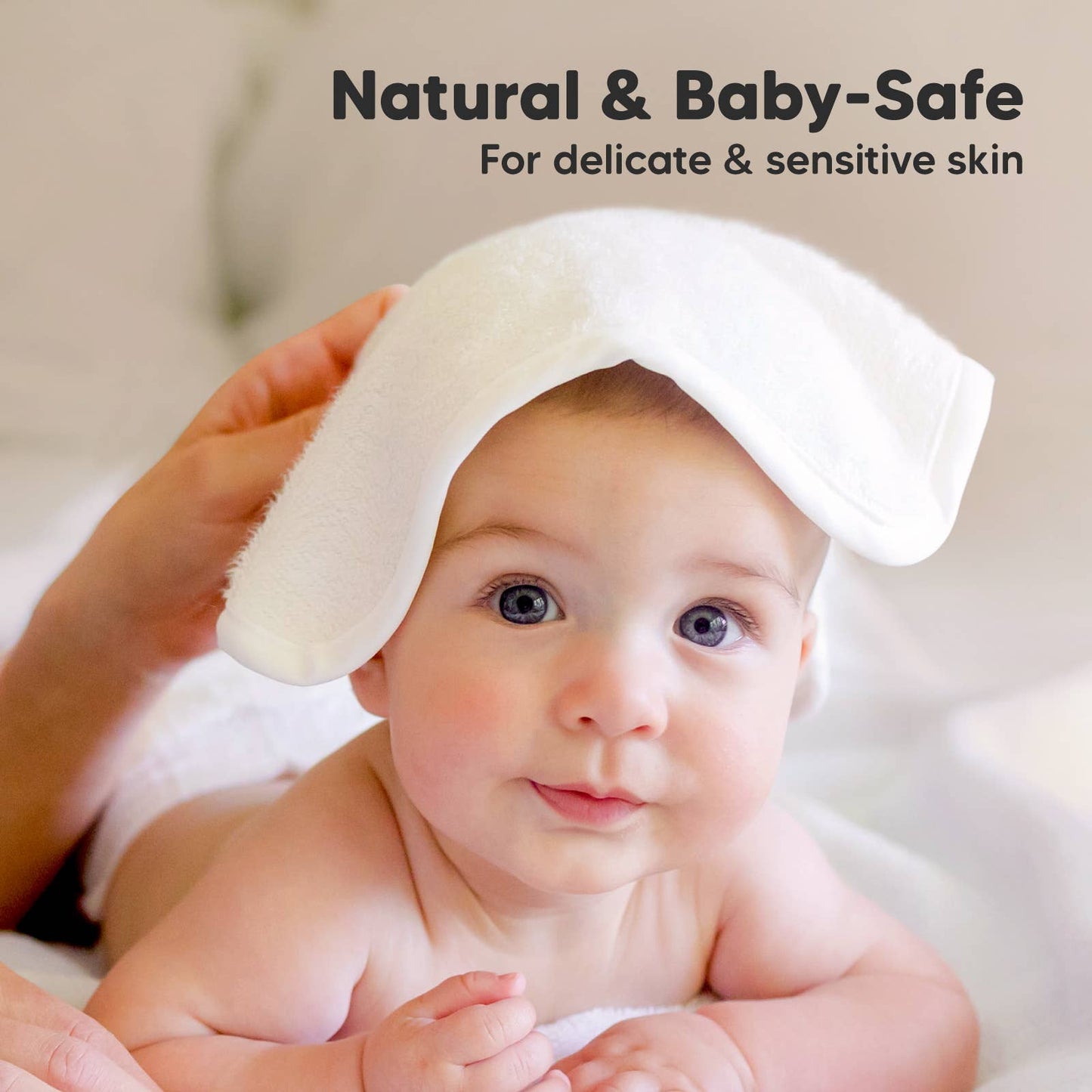 White Baby Wash Cloths