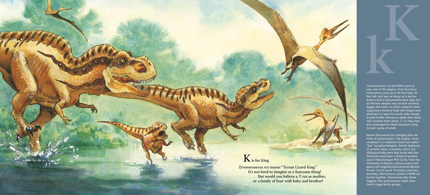 D is for Dinosaur: A Prehistoric Alphabet Picture Book