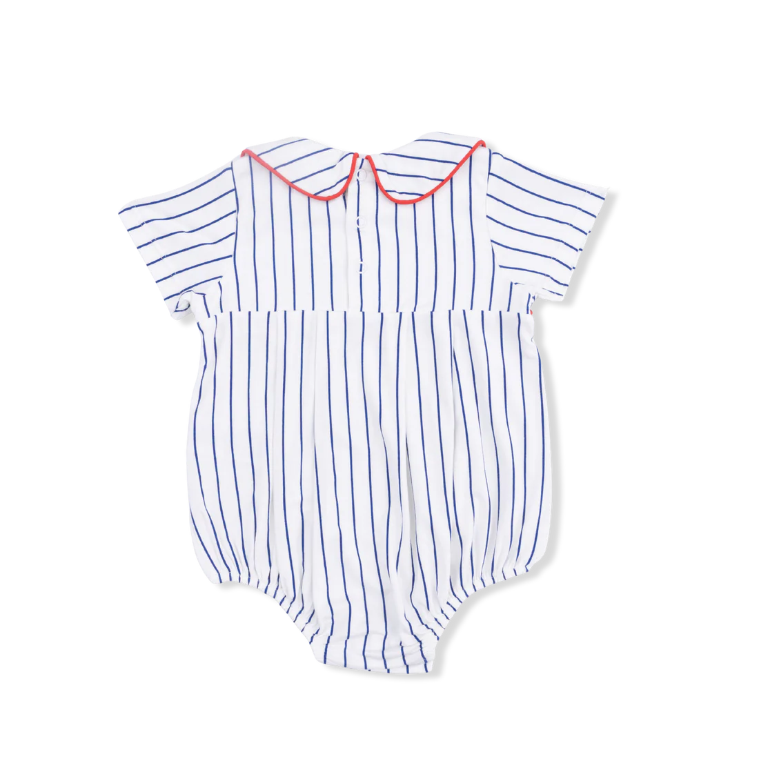 Baseball Stripe Classic Box Pleat Bubble