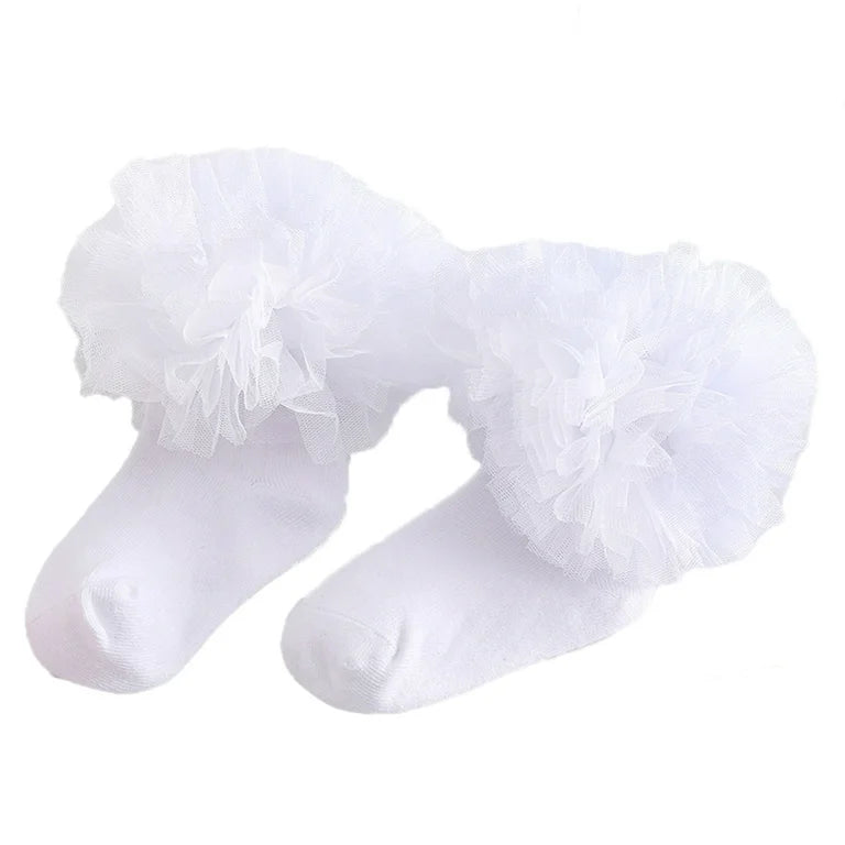 White Tutu Socks