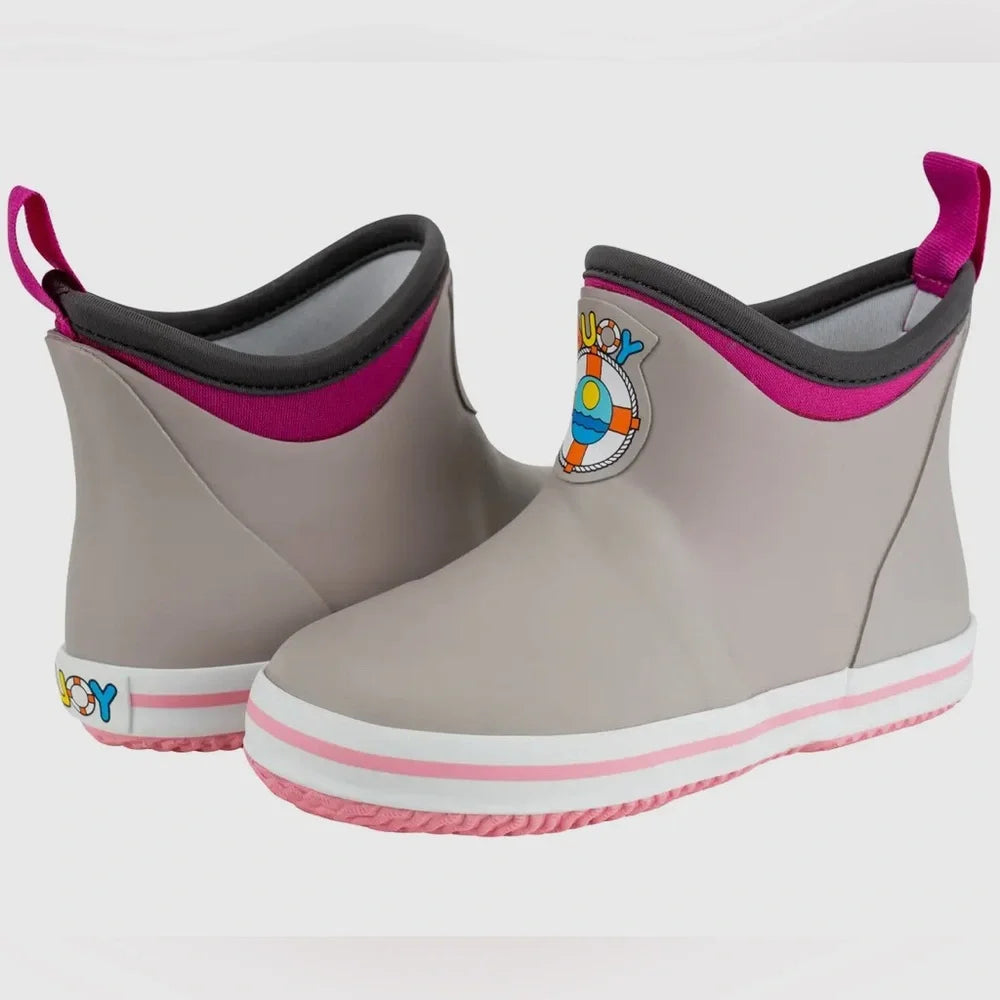 Bouy boots - Grey/Pink