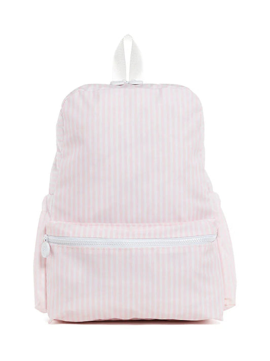 Mini backpacker in striped pink