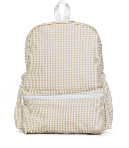 New khaki Gingham Backpacker
