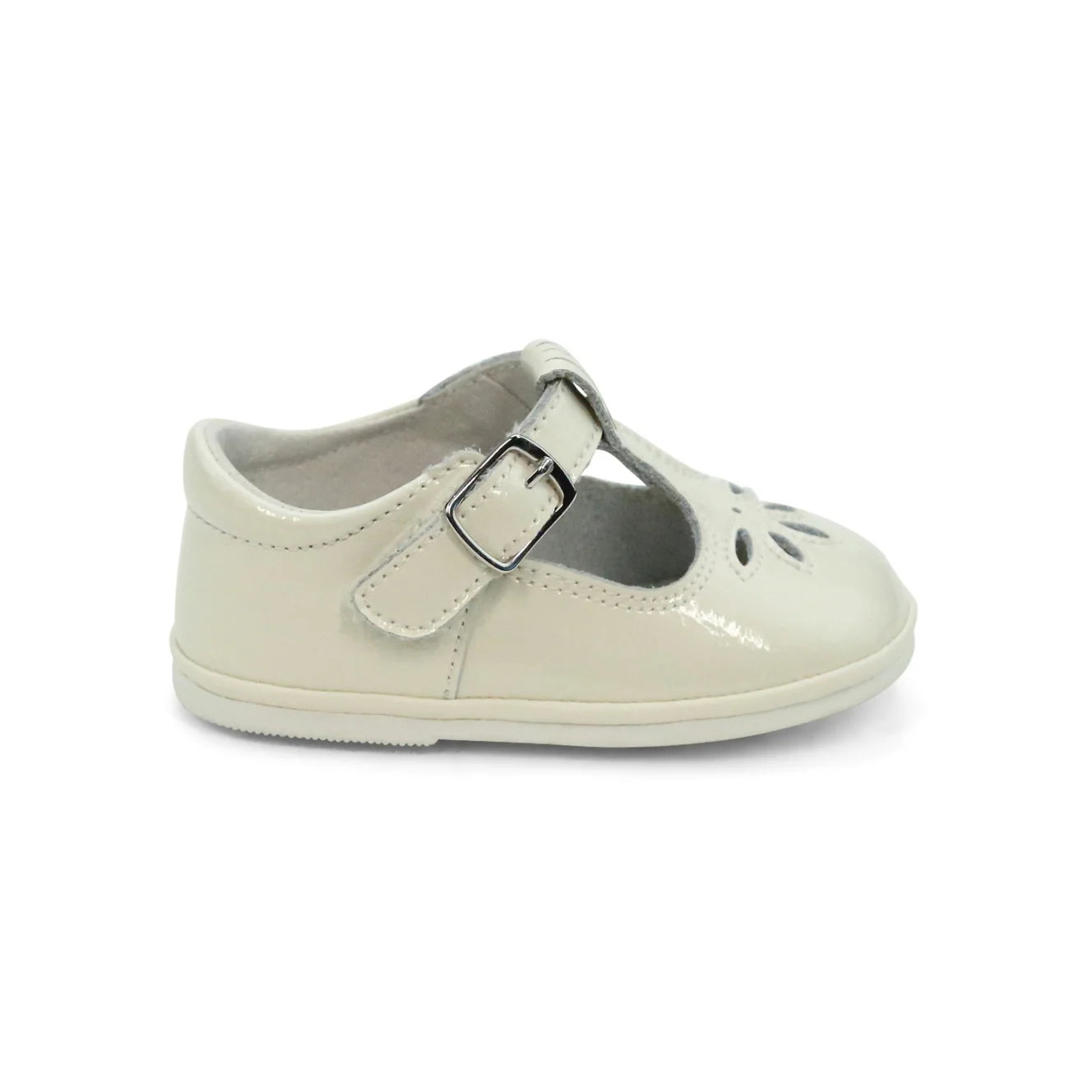 Ivory Bridget T-Strap Mary Jane Shoe