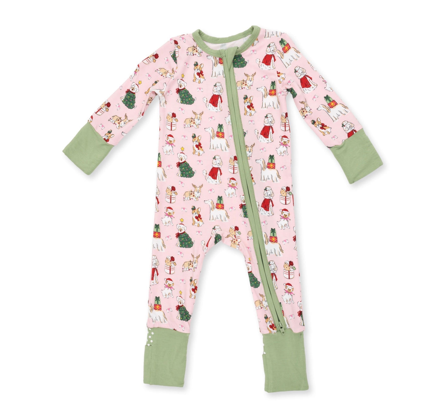 Puppy Christmas Convertible Romper
