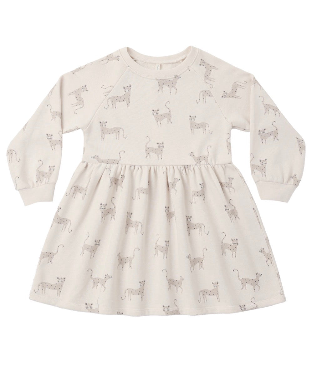 Raglan Dress Leopards