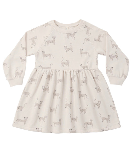 Raglan Dress Leopards