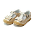 Emma Shimmer Bow T-Strap Mary Jane Champagne F340