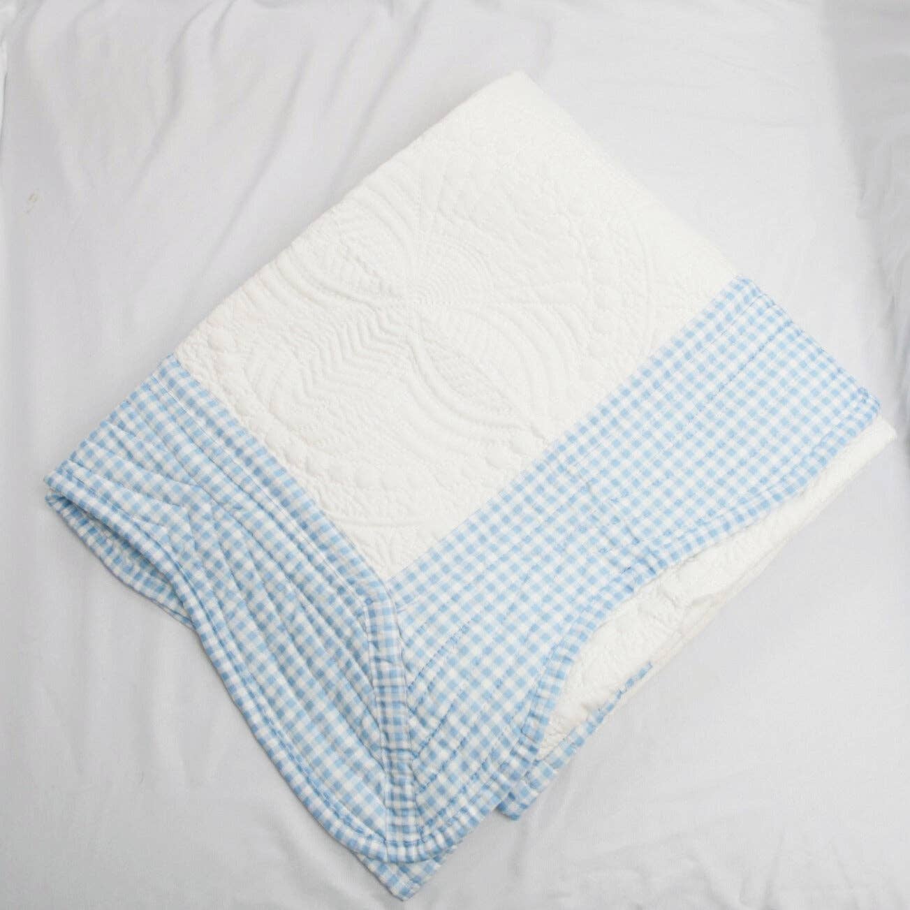 Heirloom Quilt - Baby Quilt Blanket Monogram