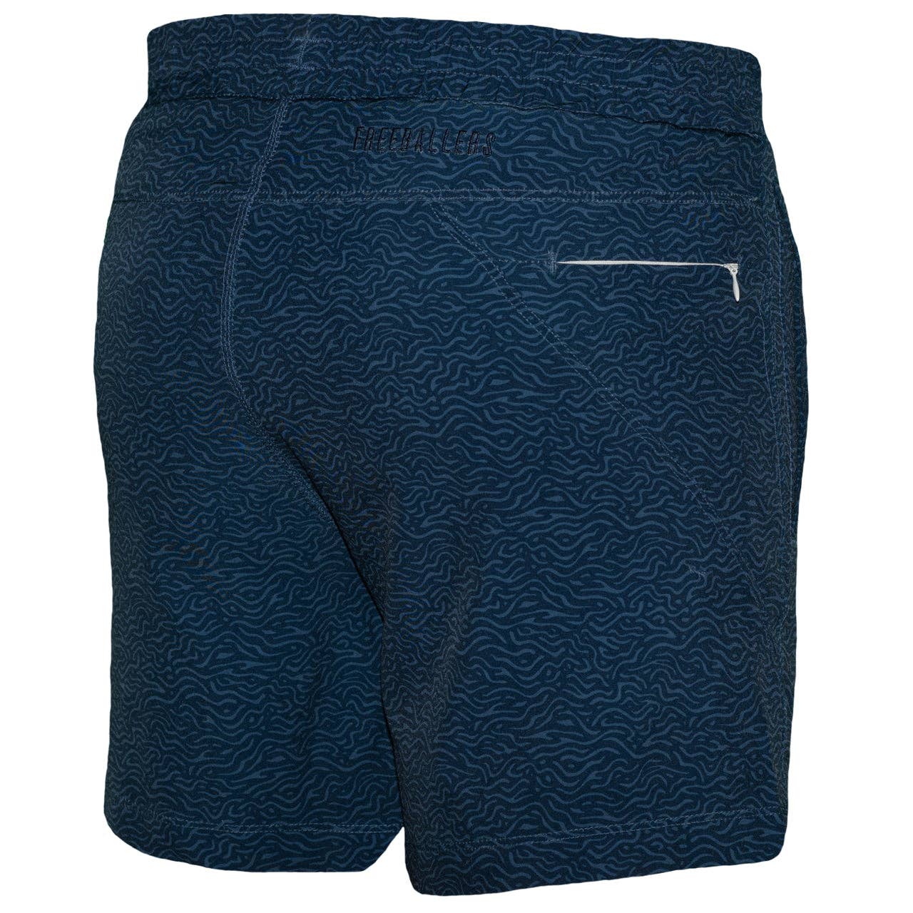 Kids Navy Topo Freeballers - Sport Shorts