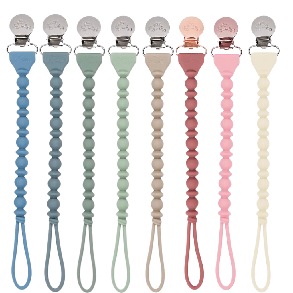 Itzy Paci Strap™ Silicone One-Piece Pacifier Clips