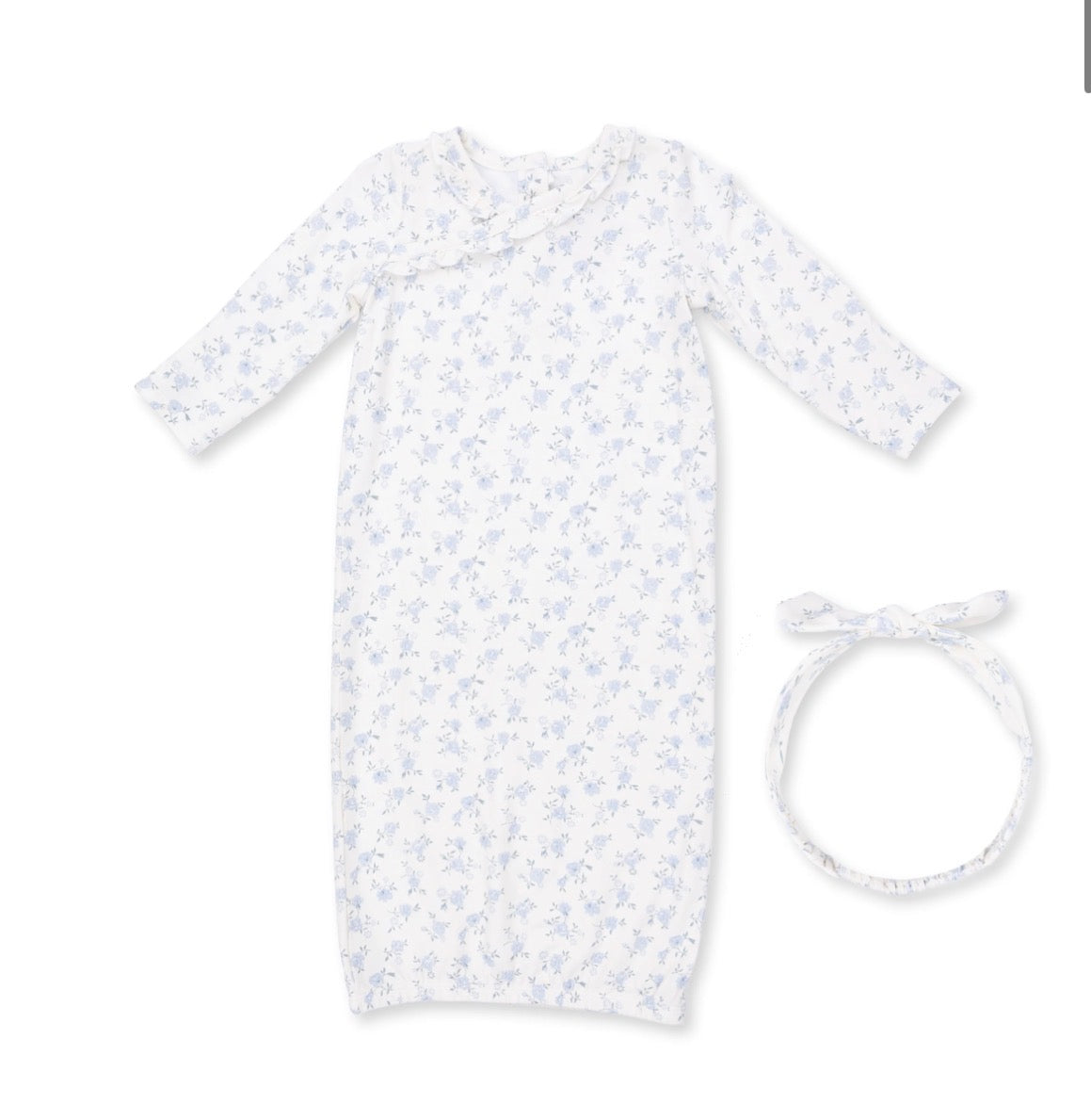 Kimono Gown and Knot Headband Rose Briar