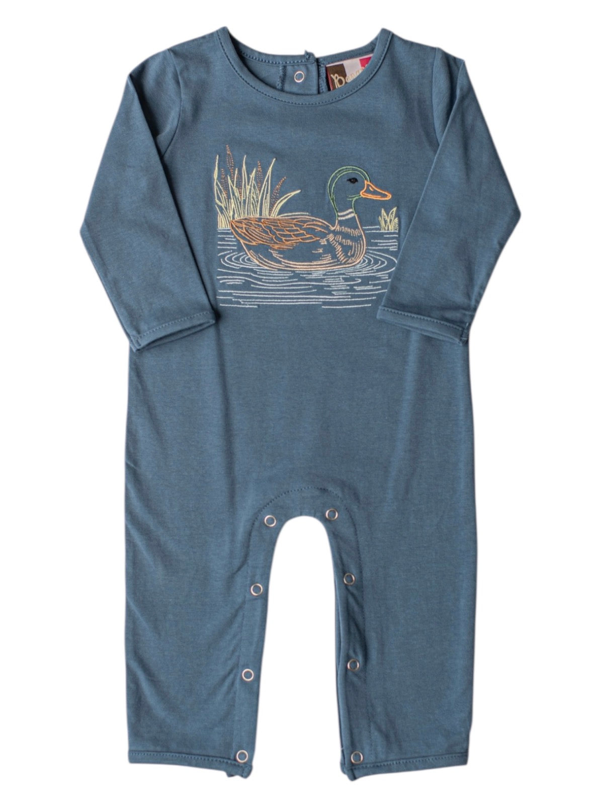 Mallard Duck Embroidery Romper